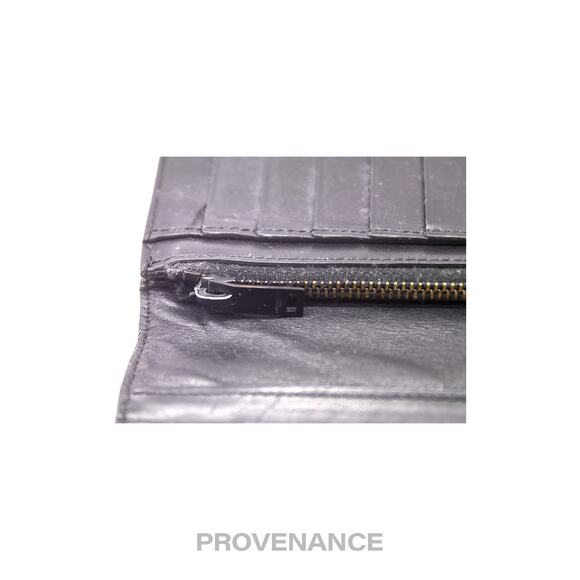 🔴 Saint Laurent Paris SLP Long Wallet - Black Calfskin Leather - Picture 9 of 9